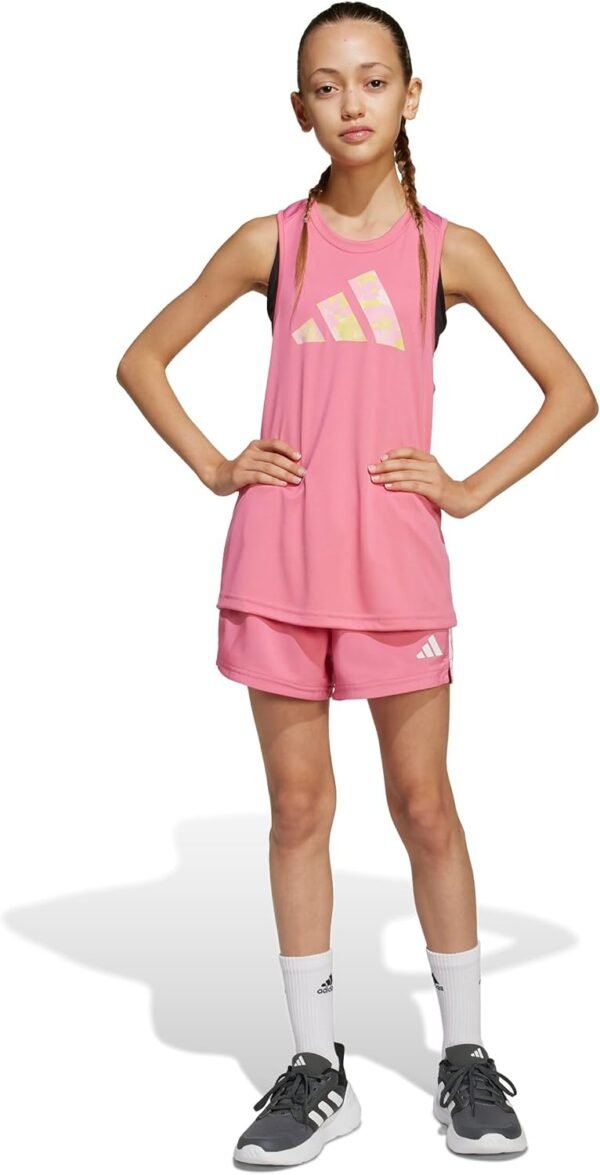 adidas Train Essentials 3-Stripes Shorts - Short - Short Hybride - Fille – Image 3