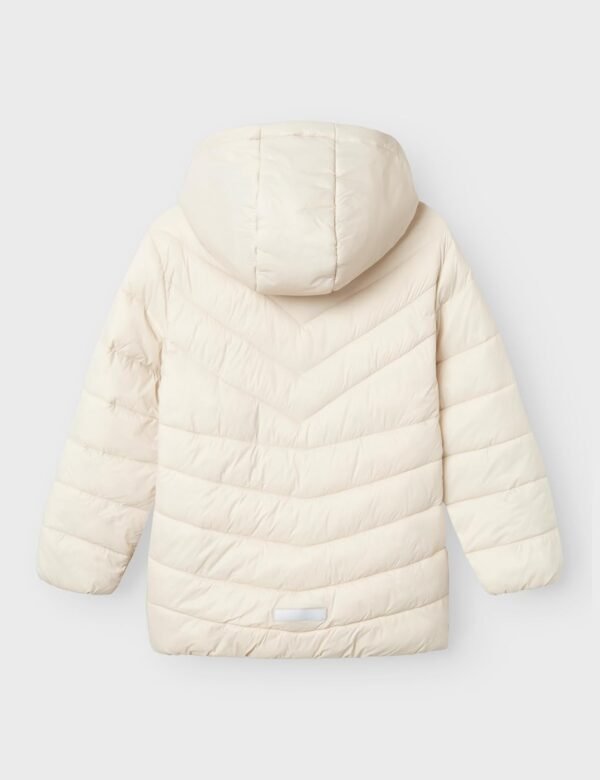 NAME IT Nkfmoney PB Veste matelassée, Gris, 128 cm Fille – Image 2