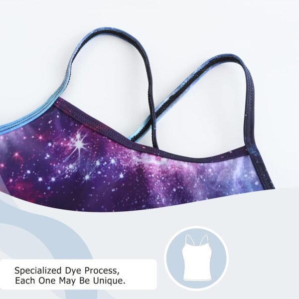 Aisyee Maillot de bain 2 pièces pour fille - Motif floral - Pour fille de 3 à 16 ans – Image 4