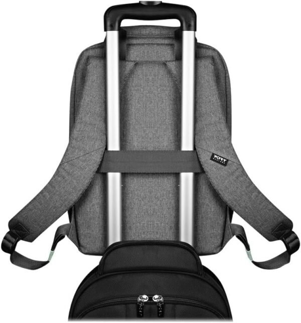 Port Designs Sac à Dos pc pour Ordinateur Portable avec Housse de Protection eco Yosemite 12 litres 13/14 Pouces Gris – Image 4