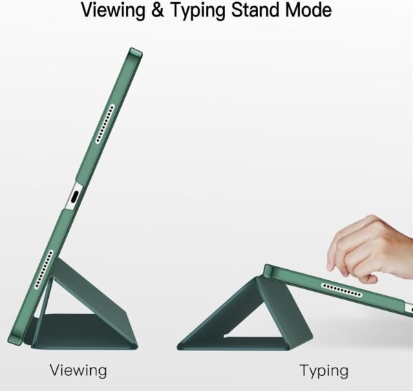 JETech Coque pour iPad Pro 12,9 Pouces (Modèle 2022/2021, 6ème/5ème Génération), Support la Charge de Pencil, Housse étui avec Veille/Réveil Automatique (Vert Brumeux) – Image 5