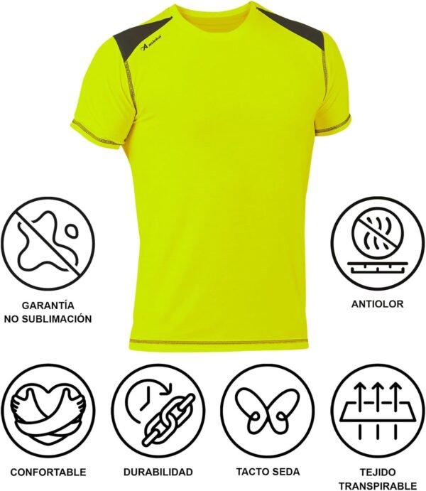 ASIOKA 182/17 T-Shirt Technique Mixte Unisexe pour Adulte de m/Court – Image 6