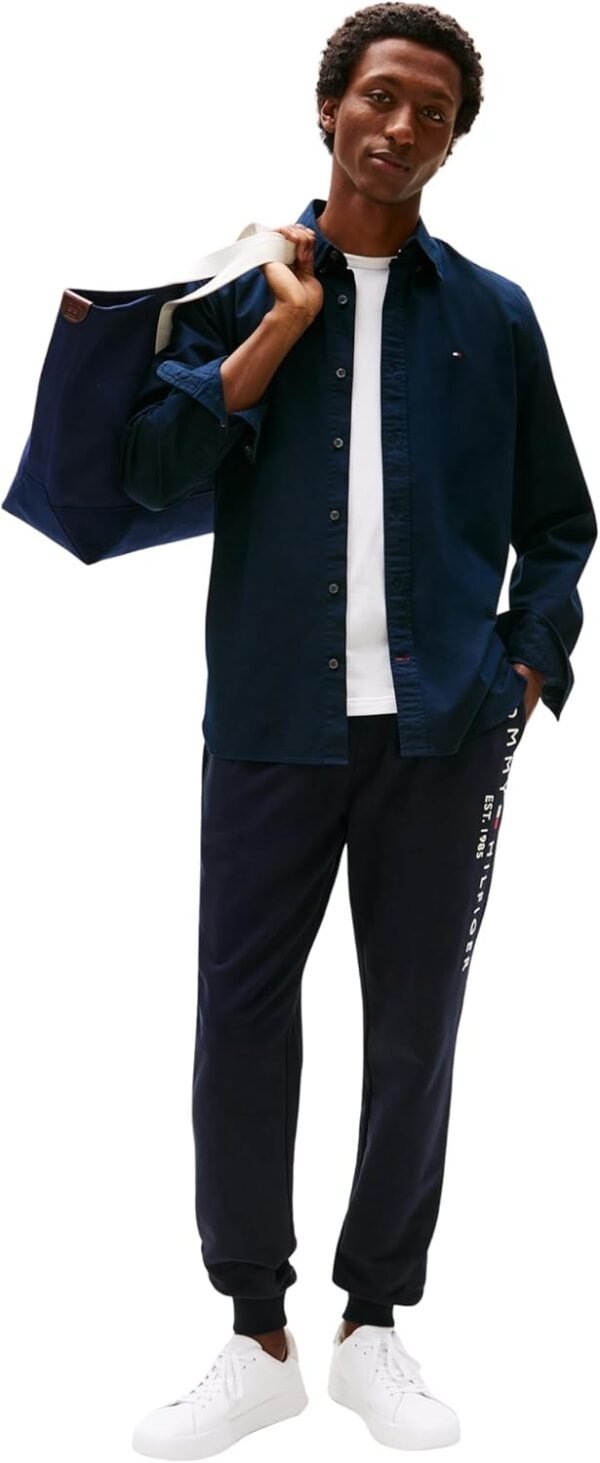 Tommy Hilfiger Pantalon de Jogging Homme Tommy Logo Sweatpants Regular – Image 2