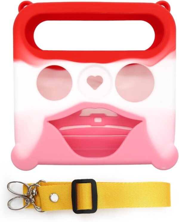 Housse de Protection Kalycase Compatible Enceinte Merlin V1 - Coque Silicone Boite a Histoire - 7 Couleurs (MULTIROUGE)