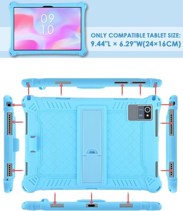 KATUMO Housse Coque Etui Universel pour Tablette 10-10,1 Pouces Etui Protection pour Biegedy/Biegedy/SKYEGG/SUAAT/WEKYMES/Whitedeer/PIXPEAK/fezawio/Ainmel/BESTTAB – Image 2