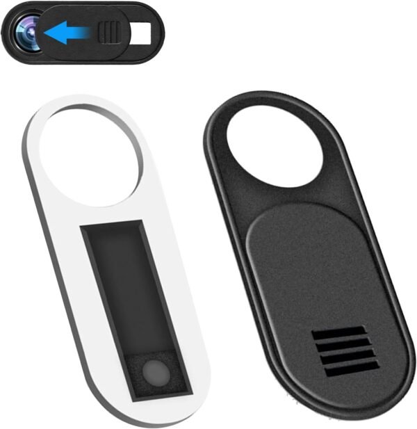 2 Pièces Cache Webcam, Cache Camera Ordinateur Portables Smartphones et Tablettes, Protection de Confidentialité, Ultra-Mince Adhésif Fort, Compatible avec Tesla Model 3/Y, Adapté pour Laptop PC HP