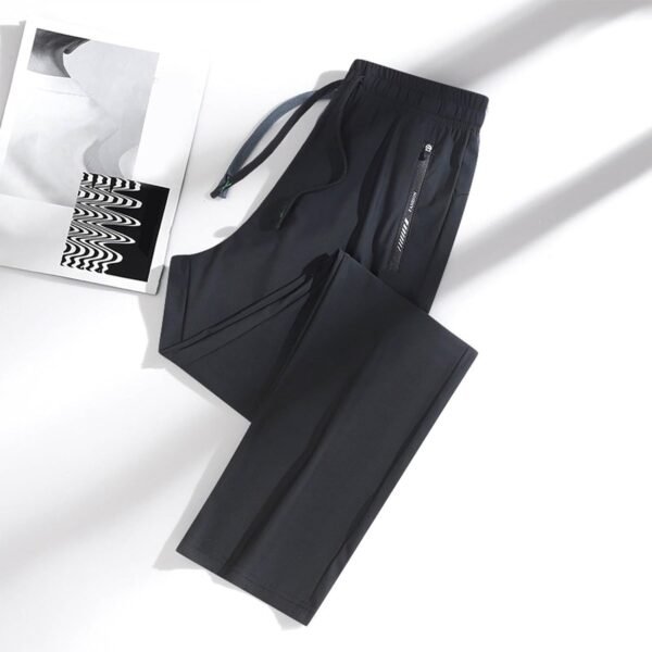 Unisexe Pantalons de Sport Taille Elastique été Ample Casual Pantalon Jogging pour Homme et Femme Grande Taille Décontracté Cordon Sweatpants – Image 3