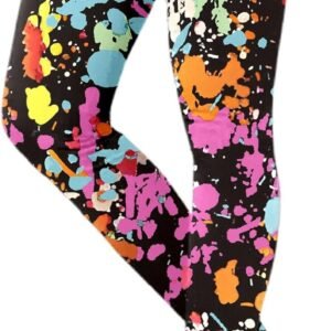 Afficher les dernières commandes Leggings décontractés à la mode avec imprimé coloré pour femmes, Collants de sport extensibles pour Yoga Fitness Leggings Entraînement