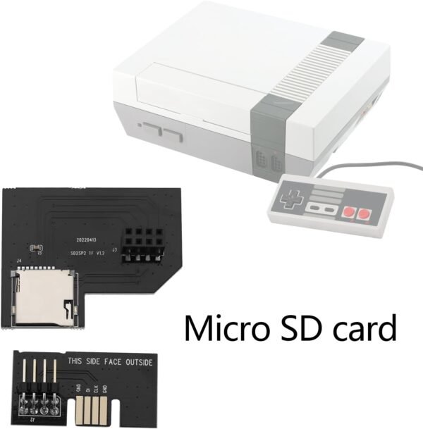 OTOTEC Lecteur de Carte de Stockage SD2SP2 Pro Lecteur de Carte Micro SD Adaptateur de Carte Mémoire Prend en Charge la Carte TF Compatible avec Gamecube (DOL-001) – Image 2
