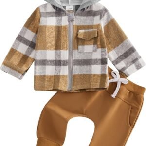 Geagodelia Ensemble de survêtement pour enfants de sport, vêtements pour bébé, jogging, contraste, couleur avec capuche, oreilles d'ours + pantalon de jogging