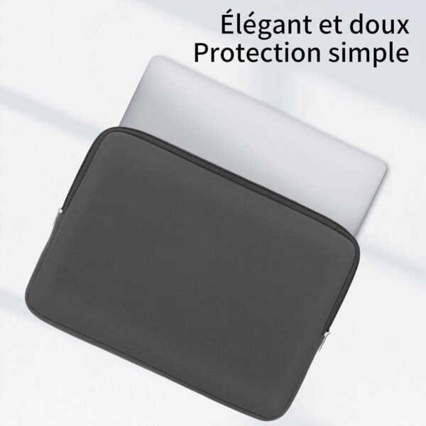 RAINYEAR Housse d'ordinateur Portable 16 Pouces Housse de Protection rembourrée Etui de Transport Compatible avec 16 Pouces MacBook M1 M2 M3 M4 Pro/Max A2141 A2485 A2780 A2991 A3403 A3186(Gris) – Image 3