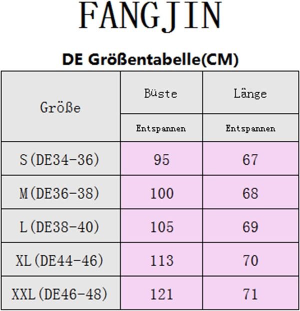 FANGJIN Tee Shirt Femme Col V Manches Courtes Grande Taille Chic Ete Top – Image 4