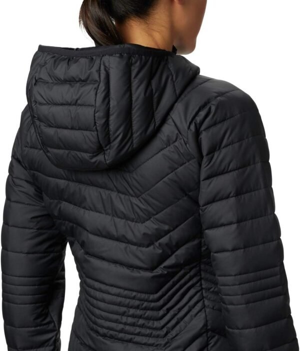Columbia Doudoune à Capuche Imperméable Femme, Mi-longueur, POWDER LITE MID JACKET, polyester, WK0034 – Image 4