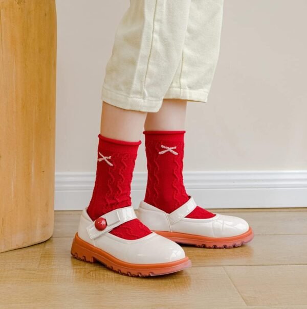axy Lot de 5 paires de chaussettes colorées pour fille – Image 5