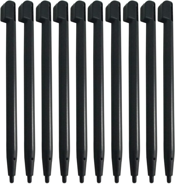 Modonghua Lot de 10 stylets universels capacitifs pour écran tactile NDSL pour 3DS XL pour NDS pour ND SI XL (Noir)
