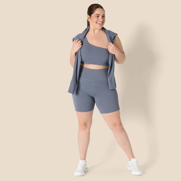 Amazon Essentials Short Cycliste Active FormFlex Ultra Doux avec Poches, Taille Haute, 18cm Femme – Image 7