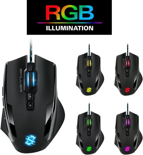 Sharkoon Skiller SGM1 Souris Gaming Noir – Image 8