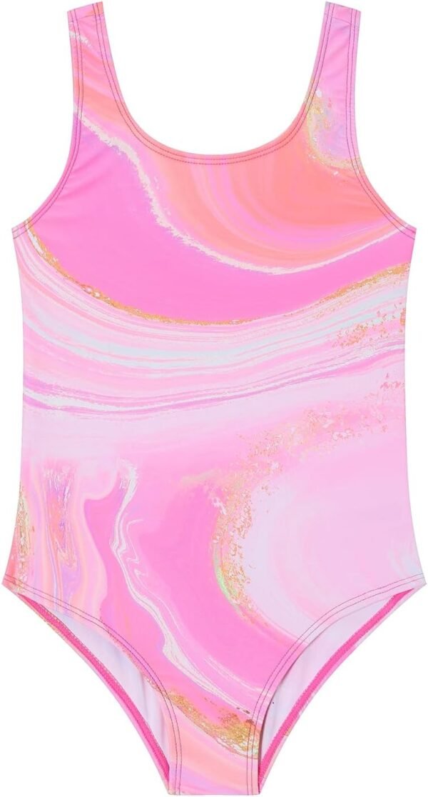 Ewbob Maillot de Bain pour Fille Confort Une Pièc Adolescents Swimsuit Maillot de Bain Sportif à Séchage Rapide