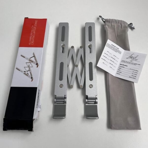 K-MART Support pour Ordinateur Portable réglable en Hauteur - en Alliage d'aluminium - 6 Vitesses - Compatible avec MacBook Air, Pro, Dell Tous Les Ordinateurs Portables de 10 à 15,6" (Mise à Niveau – Image 7