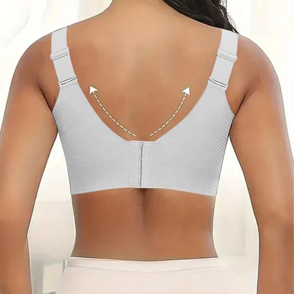 RLEHJN Lot De 3 Soutiens-Gorge De Sport Femme sans Armatures Brassière Femme Sexy Push Up Anti-Affaissement Soutiens-Gorge Dos Nu Bretelles Réglables Doux Et Respirant Brassière De Tous Les Jours – Image 5