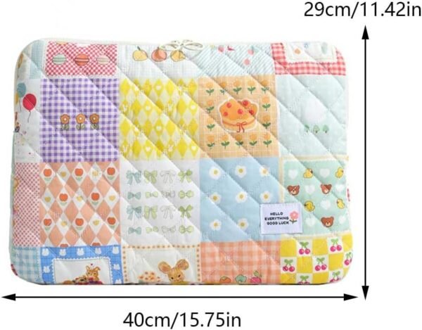 Starnearby Housse pour Ordinateur Portable, étui de Protection Ordinateur Portable à Imprimé Floral, Pochette Ordinateur Portable Compatible avec 11/13/14/15/16 Pouces – Image 7