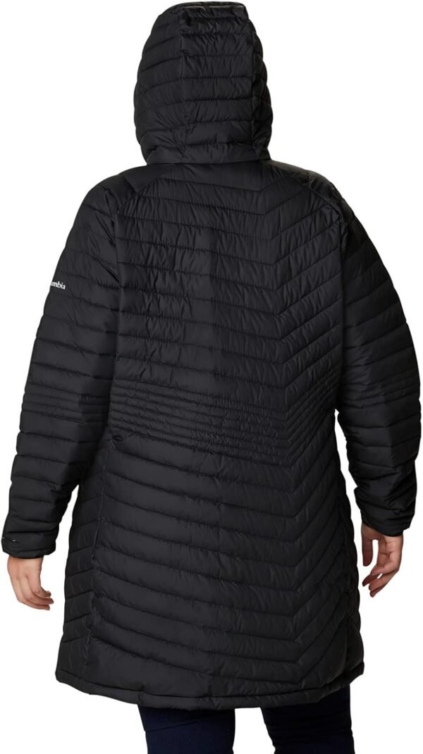 Columbia Doudoune à Capuche Imperméable Femme, Mi-longueur, POWDER LITE MID JACKET, polyester, WK0034 – Image 8