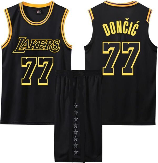 Maillot Basket Enfant Adulte 2025 Nouveaux 2 PièCes Set Tenue Basket Enfant Homme Ensemble Basket Maillots De Basketball Jersey GarçOn VêTement Équipement d'entraînement Sport Gilet Basket+Shorts