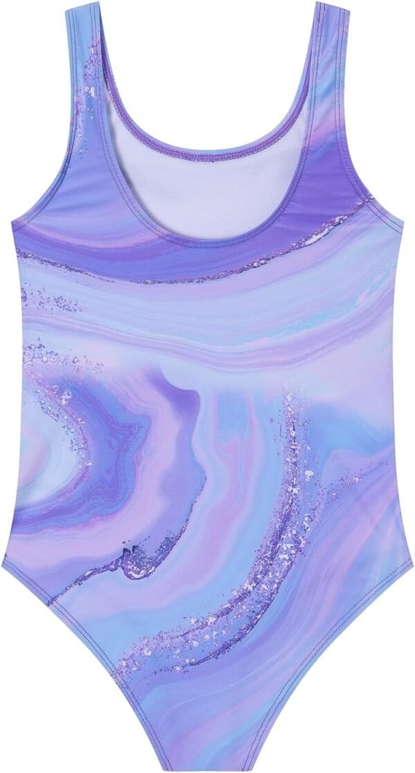 Ewbob Maillot de Bain pour Fille Confort Une Pièc Adolescents Swimsuit Maillot de Bain Sportif à Séchage Rapide – Image 2