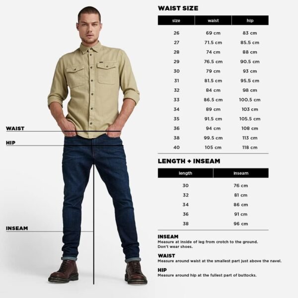 G-STAR Hommes 3301 Regular Tapered Jeans – Image 7