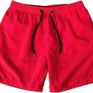 Generisch Short de sport court d'été pour homme - Short de loisirs pour homme - Couleur bonbon - Short de sport ample - Séchage rapide - Fin - Pantalon de plage pour homme