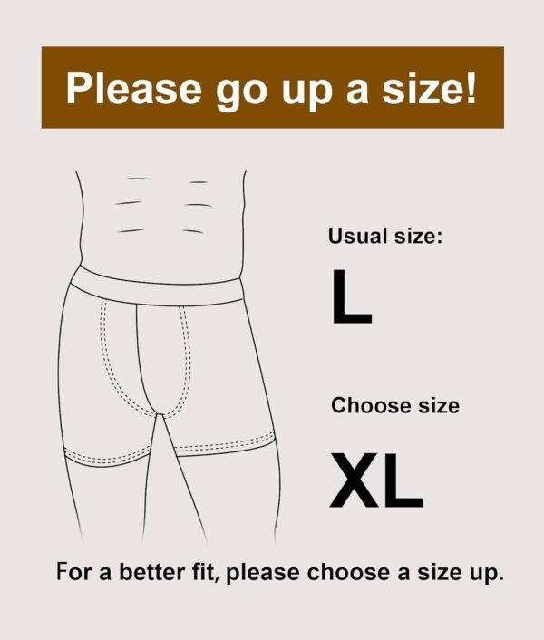 YESWEL Boxer Homme Lot de 10,Coton Calecon,Doux et Respirant,sans Étiquette sous-Vêtement,avec Ceinture Élastique (S - 4XL) – Image 6