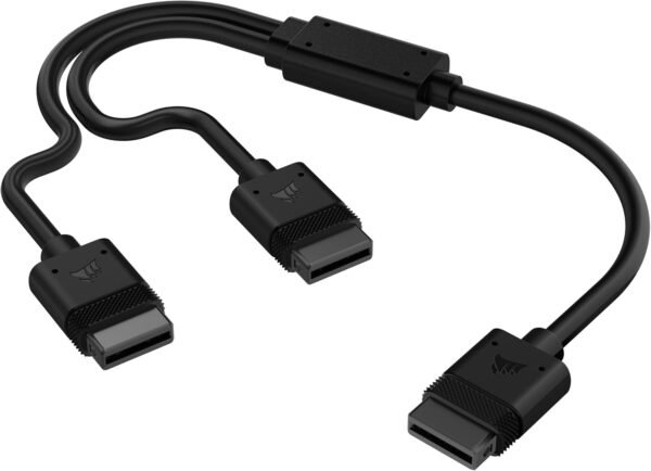 Corsair iCUE Link Câble en Y - 600mm Droit - Noir – Image 2