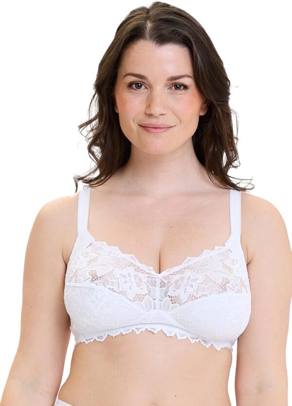 Sans Complexe, Soutien-Gorge sans Armatures, pour Femmes, Modèle Coton d'Arum 744438,