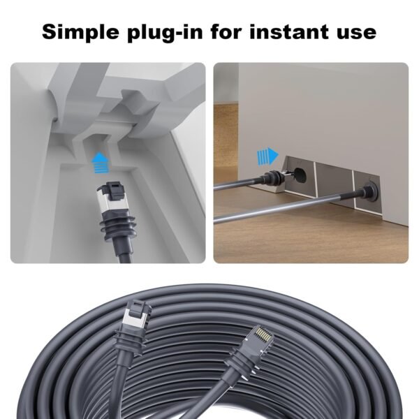 Câble Starlink Gen 3, câble Starlink 30FT pour Starlink Mini/Gen 3, câble de remplacement Starlink étanche, rallonge de câble Starlink pour Starlink Internet Satellite (10M/30FT) – Image 5