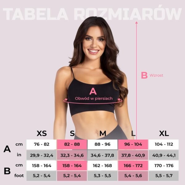 Gatta Sport Basic Top, Soutien-Gorge de Sport à Fines Bretelles, Beau, Doux, Confortable, Fitness, Pas de Coutures latérales, près du Corps – Image 7