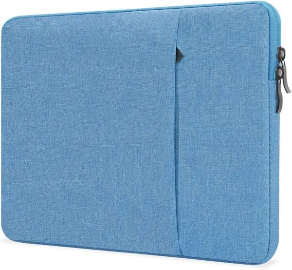 ProElife Housse pour ordinateur portable de 15" – Pour MacBook Air 15" 2024 et 2023 avec puce M3 M2 – Housse de transport résistante à l'eau – Pour MacBook Air 15" 2024 2023 M3 M2 (bleu clair)