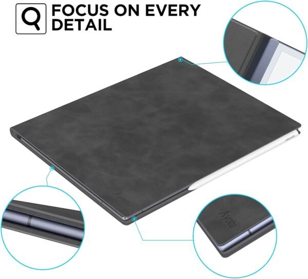 OLAIKE Compatible avec Étui pour Tablette en Papier Remarkable 2 10,3 po 2020, Conception de Folio Livre avec Aimant intégré, Housse Intelligente en Cuir PU Premuin (Pas pour Remarkable 1) – Image 5