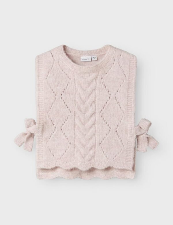 NAME IT Knit Vest Nmflea Gilet en Maille Fille – Image 3
