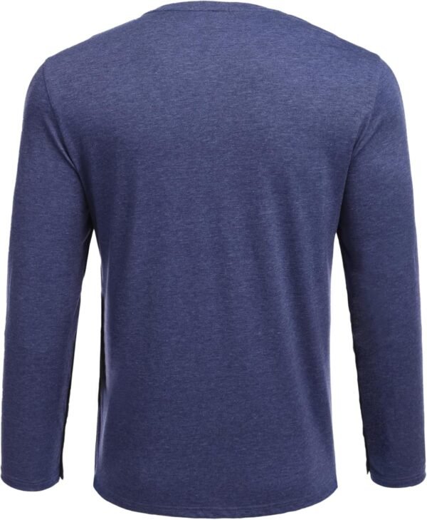 PINSPARK Sport T-Shirts T-Shirts entièrement détachables pour Hommes après Une Chirurgie de l'épaule avec Bouton-Pression pour dialyse et accès au Port de Chimio S-XXL – Image 6