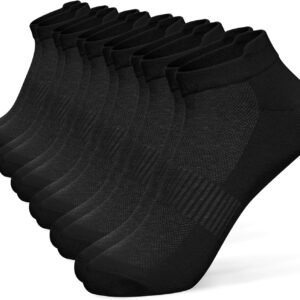 Fullluwaa Chaussettes Homme/Femme Respirantes - Lot 6 Paires Confort Élastique Résistant, Chaussettes Sport, Sans Effilochage