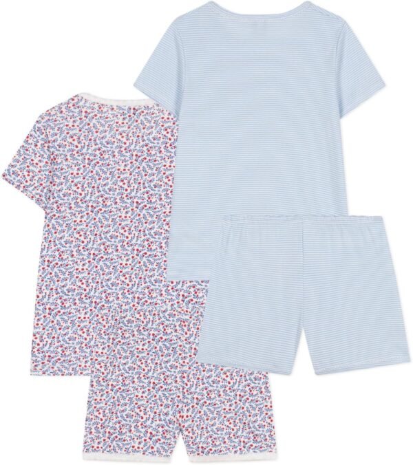 Petit Bateau Pyjacourts (Lot de 2) Fille – Image 2