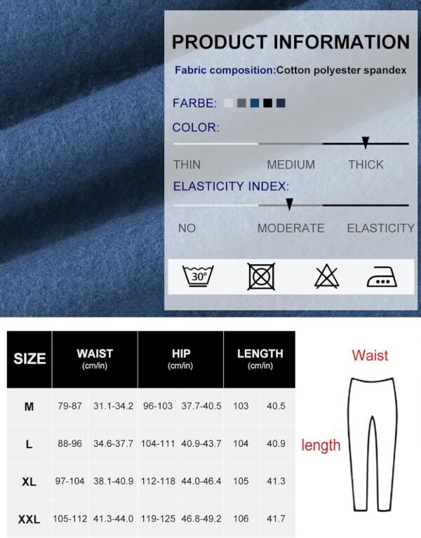 heekpek Pantalon Jogging Homme Coton Chaud Doux, Pantalon de Jogging, Pantalons de Sport, Pantalon Jogging Leger, Pantalon de Survêtement – Image 6
