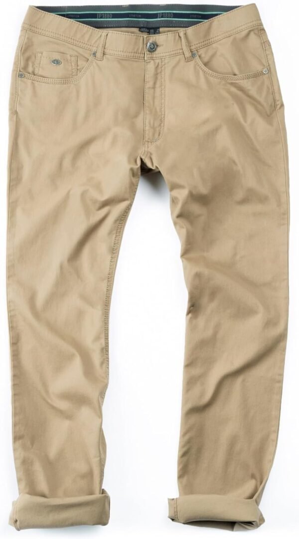JP 1880 Hommes Grandes Tailles L-8XL Pantalon 5 Poches, avec Taille élastique, Coupe Regular Fit 717157 – Image 3