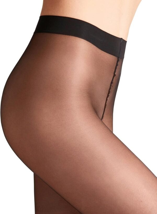 FALKE femme Seidenglatt 15 DEN collants transparents effet voile unis brillants bords larges sans pression sur la jambe finition stoppe-maille à la pointe des pieds fil fin doux 1 paire – Image 5
