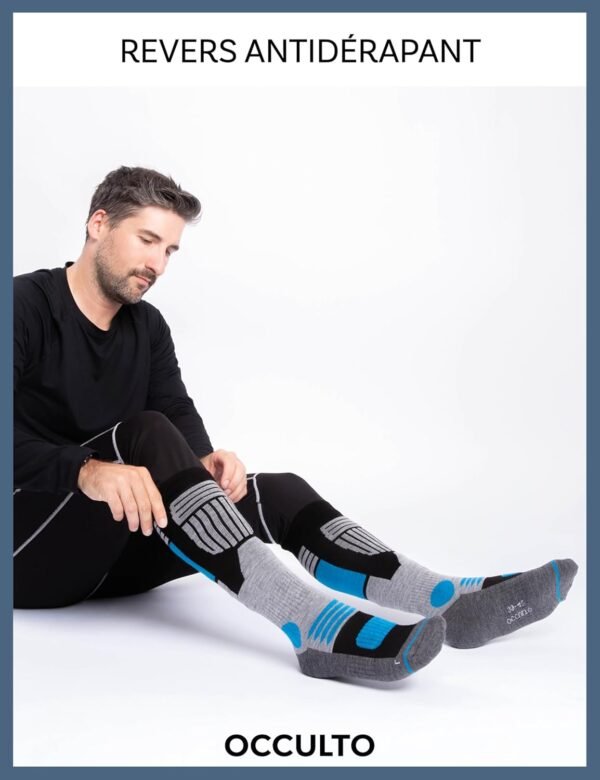 Occulto Chaussettes de Ski Homme lot de 2, lot de 4 (modèle: Felix) – Image 5