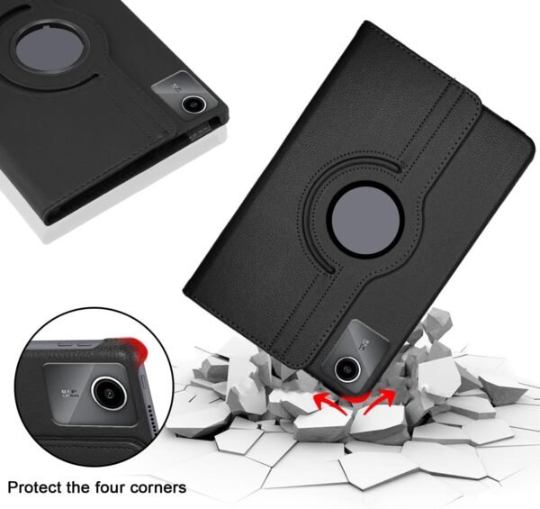 SWEIMEN Étui Rotatif pour Lenovo Tab M11 (11 Pouce) Tablette Housse de Protection avec Réveil Automatique Rotation Coque – Image 4