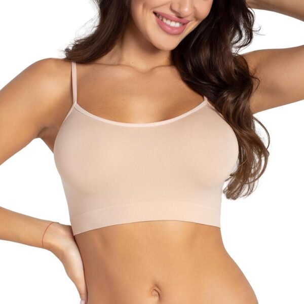Gatta Sport Basic Top, Soutien-Gorge de Sport à Fines Bretelles, Beau, Doux, Confortable, Fitness, Pas de Coutures latérales, près du Corps – Image 3
