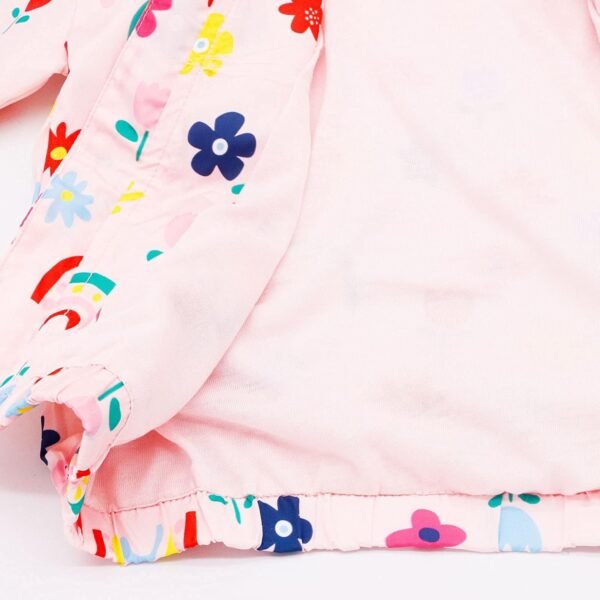 Bluesaly Veste d'extérieur à capuche pour filles - Coupe-vent - Manches longues - Protection solaire - Anti-buée - Vêtements pour bébé fille - Fermeture éclair - Léger et doux - Âge : 1 à 7 ans – Image 5