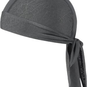 GXCROR Bonnet bandana rafraîchissant, doublure de casque anti-transpiration, casquettes de crâne, doo chiffon pour moto, vélo, course à pied, travail en plein air