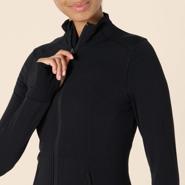 Amazon Essentials Veste Zippée Active FormFlex Ultra Douce, Coupe Ajustée Femme – Image 4